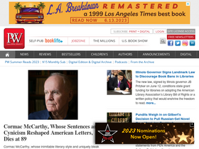 'publishersweekly.com' screenshot