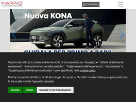 'marinoautomobili.it' screenshot