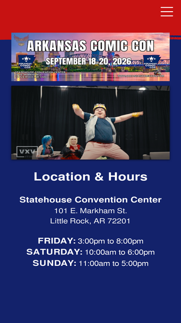 arkansascomiccon.com