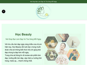 'hocbeauty.com' screenshot