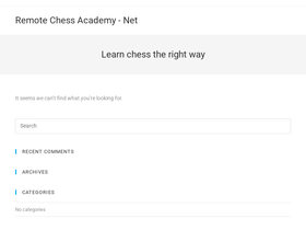 'chess-teacher.net' screenshot