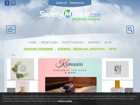 'swietymarek.com' screenshot