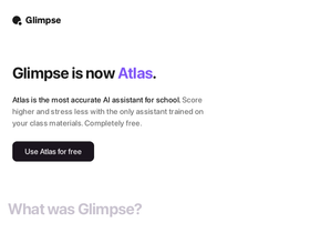 Glimpse - Game-changer in online research, employs AI for quick, summarized insights, assists in finding relevant sources