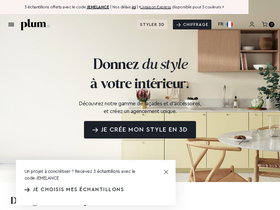 'plum-living.com' screenshot