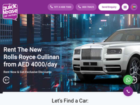 'quicklease.ae' screenshot