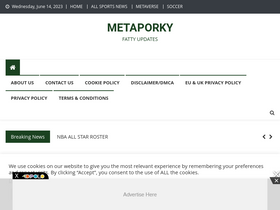 'metaporky.site' screenshot