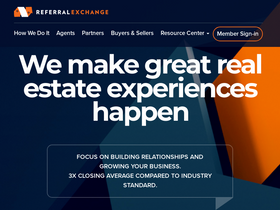 'referralexchange.com' screenshot