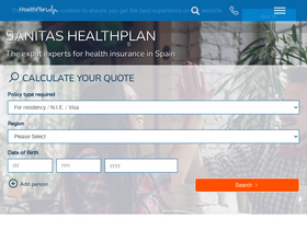 'healthplanspain.com' screenshot