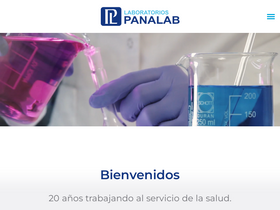 'panalab.com' screenshot