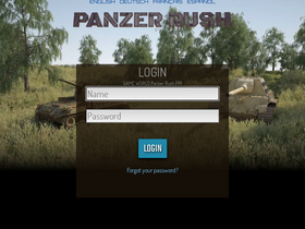 'panzerrush.com' screenshot
