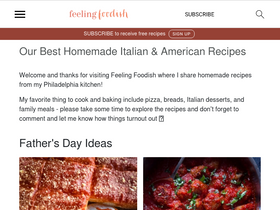 'feelingfoodish.com' screenshot