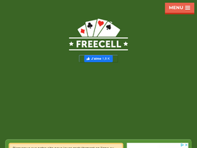 'freecell.fr' screenshot