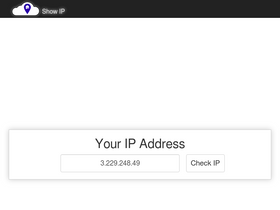 'showip.net' screenshot