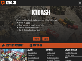 'ktdash.app' screenshot