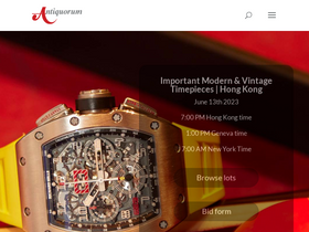 'antiquorum.swiss' screenshot