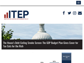 'itep.org' screenshot