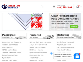 'interstateplastics.com' screenshot