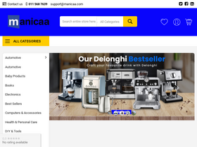 'manicaa.com' screenshot