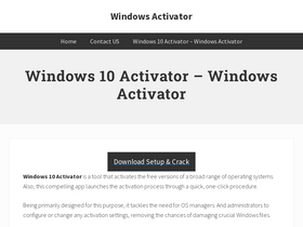 'windowsactivator.net' screenshot