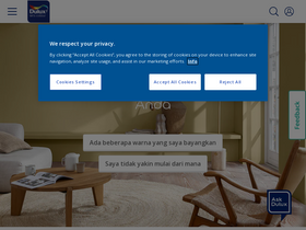 'dulux.co.id' screenshot