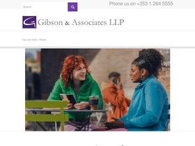 'gibsonandassociates.ie' screenshot
