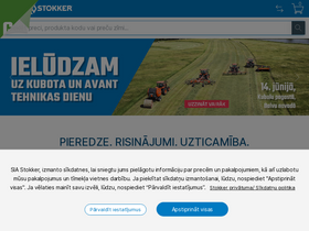 'stokker.lv' screenshot