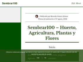 'sembrar100.com' screenshot