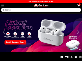 'audionic.co' screenshot