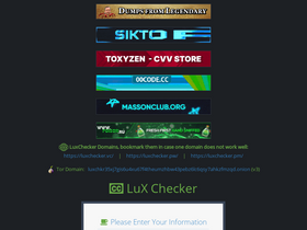 'luxchecker.pm' screenshot