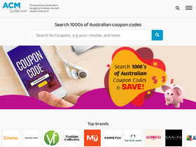 'australiancoupons.com.au' screenshot