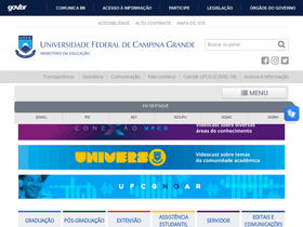 'ufcg.edu.br' screenshot