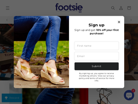 footsie101.com homepage screenshot