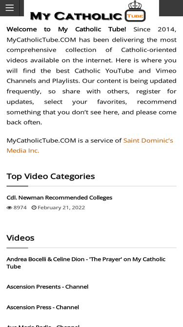mycatholictube.com