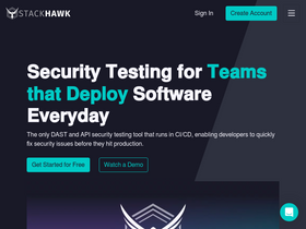 'stackhawk.com' screenshot