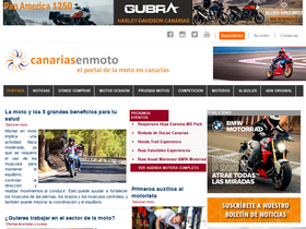 'canariasenmoto.com' screenshot
