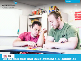 'adultautismcenter.org' screenshot