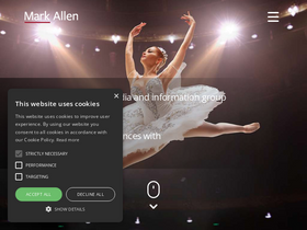 'markallengroup.com' screenshot