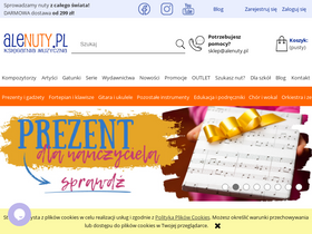 'alenuty.pl' screenshot