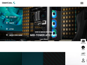 'deepcool.com' screenshot
