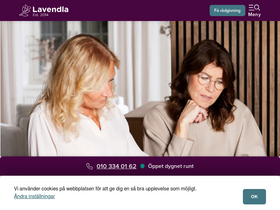 'lavendla.se' screenshot