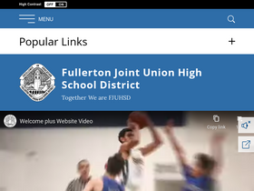 'fjuhsd.org' screenshot