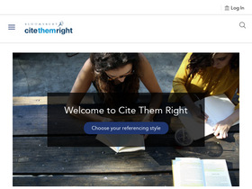 'citethemrightonline.com' screenshot