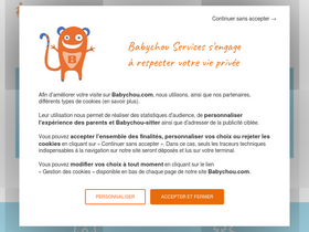 'babychou.com' screenshot