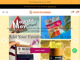 aranieco.com homepage screenshot