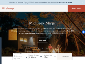 'getaway.house' screenshot