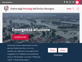 'ordinepsicologier.it' screenshot