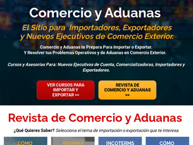 'comercioyaduanas.com.mx' screenshot