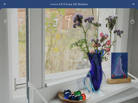 Frischluft Fensterbrett homepage screenshot