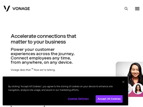 'vonage.id' screenshot