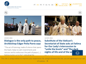 'fatima.pt' screenshot